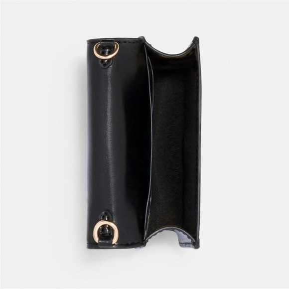 COACH Signature Mini Wallet on a Chain - Picture 2 of 5